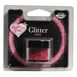 edible glitter - rose